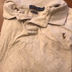Long sleeve Ralph Lauren polo.